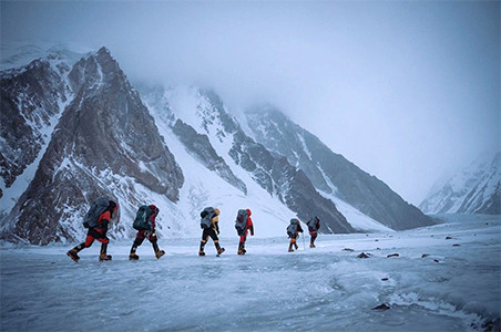 Erste Winterbegehung des K2