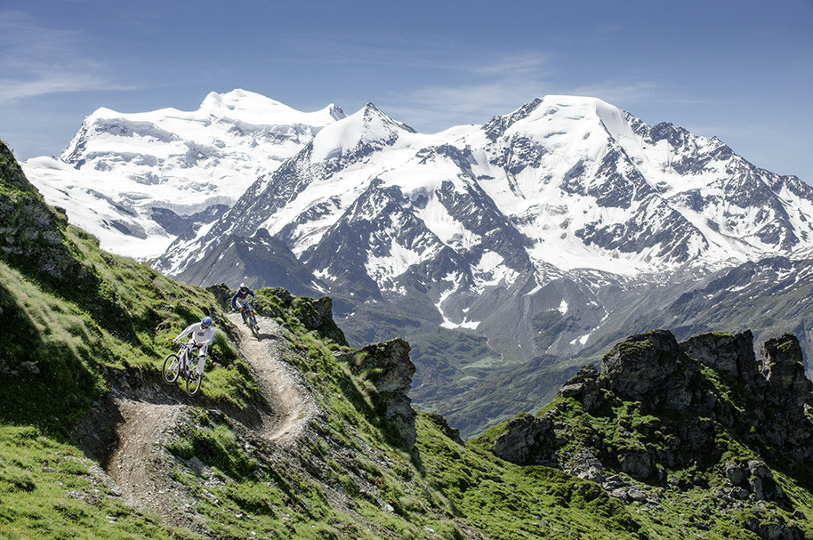 Mountainbiken in Verbier