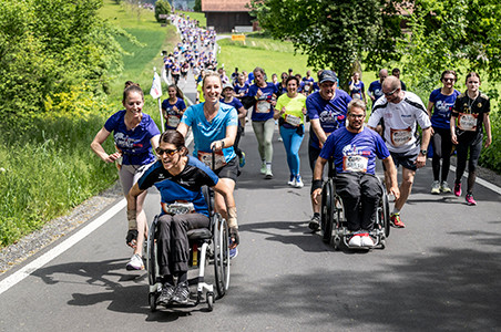 Schweizweit 6’000 Läufer:innen am Wings for Life World Run