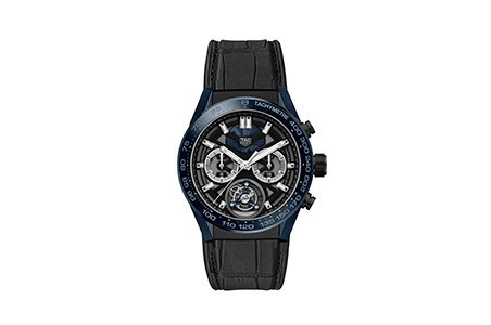 Carrera Chronometer mit Chronograph und Tourbillon "Tête de Vipère"