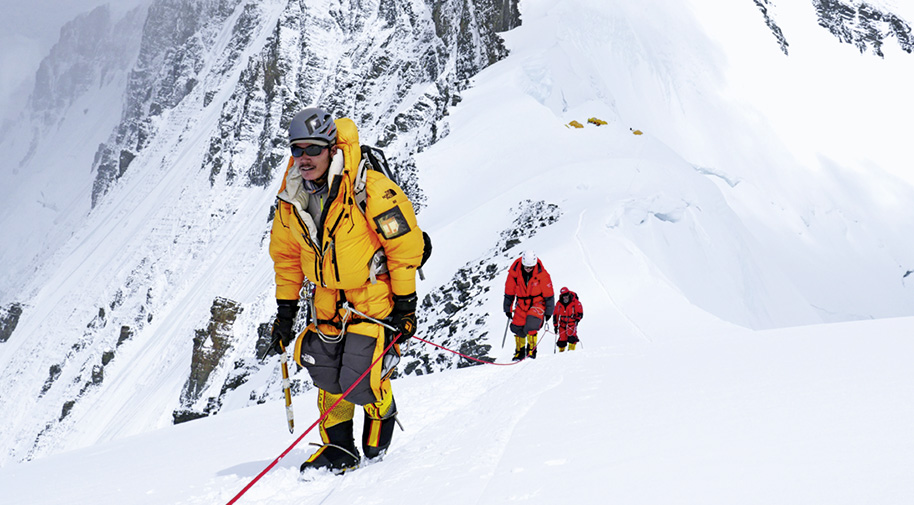Völlig verzaubert auf dem Everest