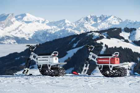 Elektro-Snowbikes statt Motorschlitten