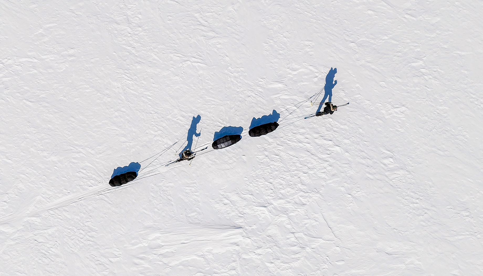558 Kilometer durch Eiswüste