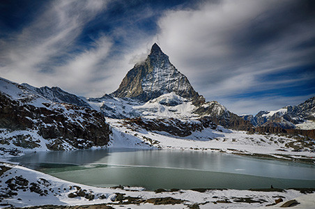 Erste italienische Winterbestei﻿gung der Matterhorn-Südwand