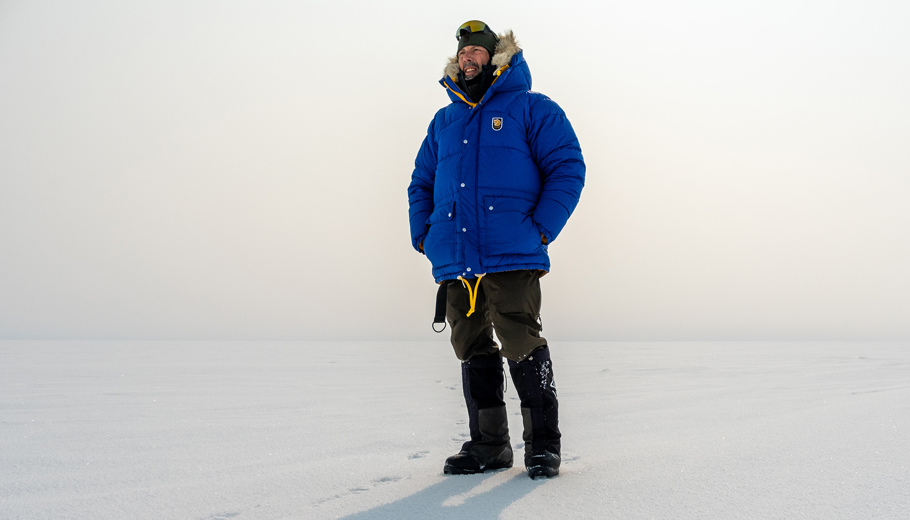 558 Kilometer durch Eiswüste