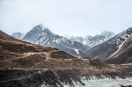 Das Basislager auf dem Everest zieht um