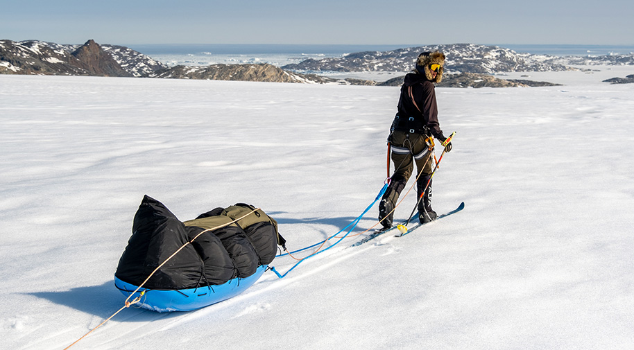 558 Kilometer durch Eiswüste