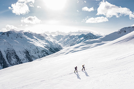 Skifahrerinnen und -fahrer sind weniger ängstlich